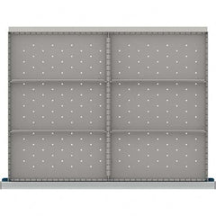 LISTA - 6-Compartment Drawer Divider Layout for 3.15" High Drawers - Caliber Tooling