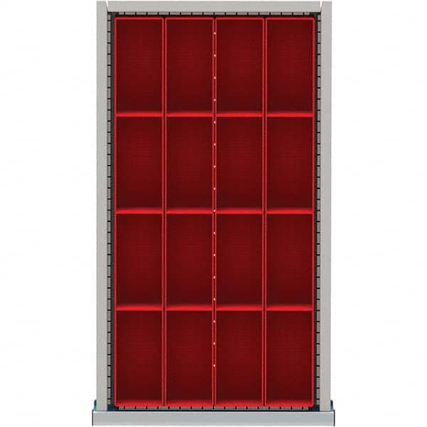 LISTA - 16-Compartment Drawer Divider Layout for 3.15" High Drawers - Caliber Tooling