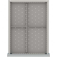 LISTA - 4-Compartment Drawer Divider Layout for 3.15" High Drawers - Caliber Tooling