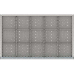 LISTA - 15-Compartment Drawer Divider Layout for 3.15" High Drawers - Caliber Tooling