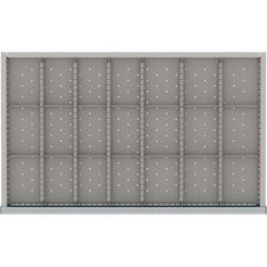 LISTA - 21-Compartment Drawer Divider Layout for 3.15" High Drawers - Caliber Tooling