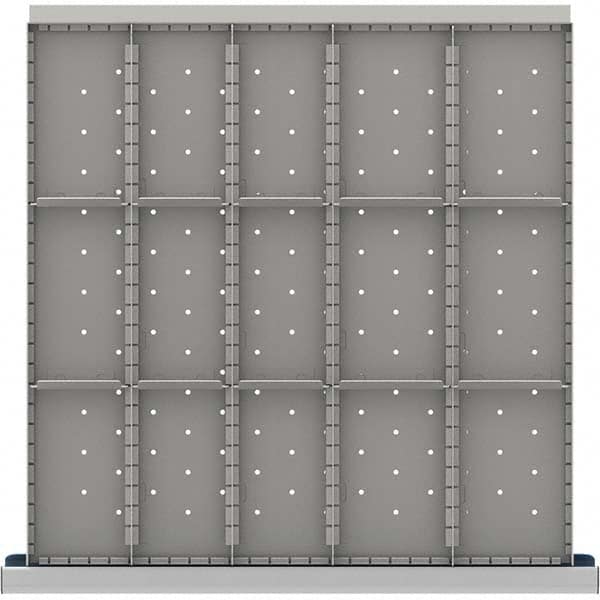 LISTA - 15-Compartment Drawer Divider Layout for 3.15" High Drawers - Caliber Tooling