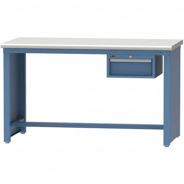 LISTA - Stationary Work Benches, Tables Type: Workstation Top Material: Plastic Laminate - Caliber Tooling