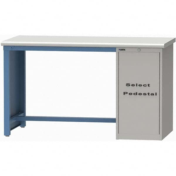 LISTA - Stationary Work Benches, Tables Type: Workstation Top Material: Plastic Laminate - Caliber Tooling