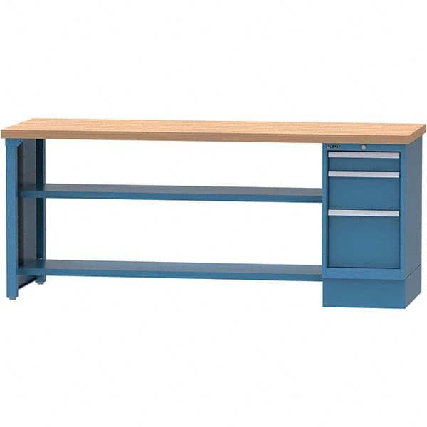 LISTA - Stationary Work Benches, Tables Type: Packaging Table Top Material: Butcher Block - Caliber Tooling