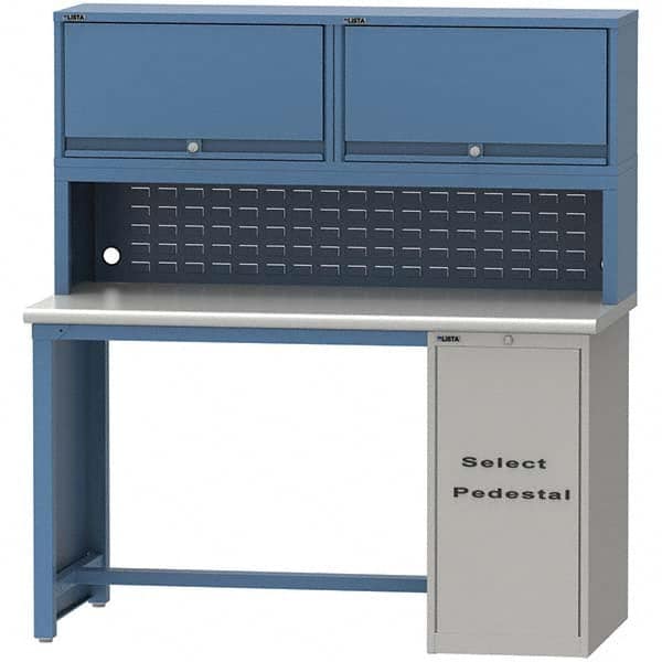 LISTA - Stationary Work Benches, Tables Type: Workstation Top Material: Plastic Laminate - Caliber Tooling