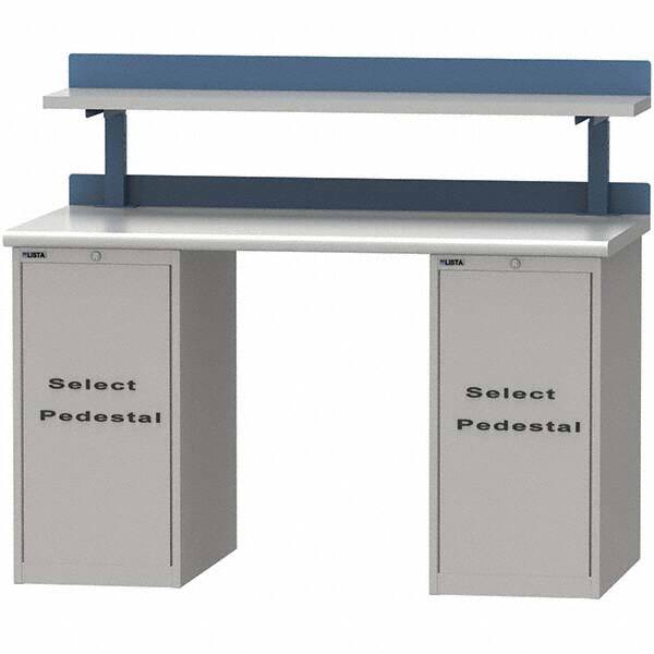 LISTA - Stationary Work Benches, Tables Type: Workstation Top Material: Plastic Laminate - Caliber Tooling