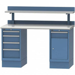 LISTA - Stationary Work Benches, Tables Type: Workstation Top Material: Plastic Laminate - Caliber Tooling