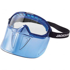 Jackson Safety - Size Universal Clear Polycarbonate Anti-Fog Goggles with Face Shield - Caliber Tooling