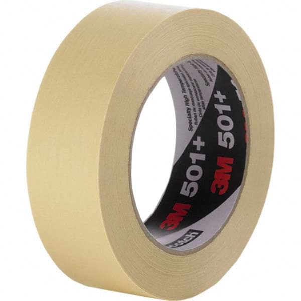 3M - 12" Wide x 60 Yd Long x 7.3 mil Tan Crepe Paper Masking Tape - Caliber Tooling