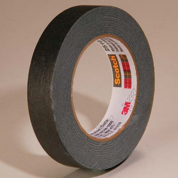 3M - 24mm Wide x 55 m x 5.6 mil Black Crepe Paper Masking Tape - Caliber Tooling