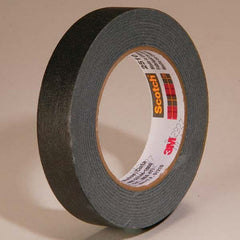 3M - 36mm Wide x 55 m x 5.6 mil Black Crepe Paper Masking Tape - Caliber Tooling