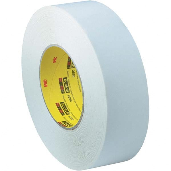 Masking Tape: 24 mm Wide, 55 m Long, 9.8 mil Thick, White Crepe Paper, Rubber Adhesive, 50 lb/in Tensile Strength