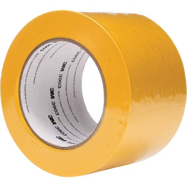 3M - 50 Yd x 3" x 6.5 mil Yellow Vinyl Duct Tape - Exact Industrial Supply