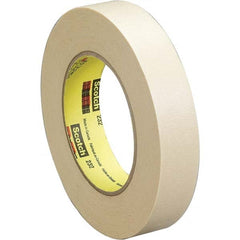 3M - 3/4" Wide x 60 Yd Long x 6.3 mil Tan Crepe Paper Masking Tape - Caliber Tooling