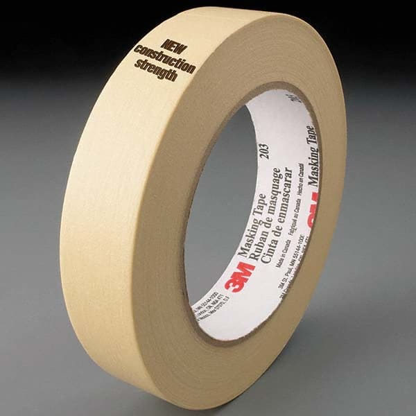 3M - 48mm Wide x 55 m x 4.7 mil Beige Crepe Paper Masking Tape - Caliber Tooling