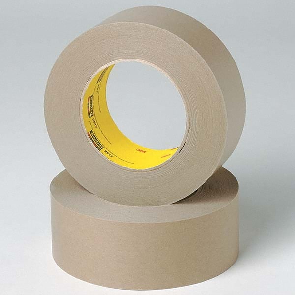 3M - 144mm Wide x 55 m x 6.5 mil Medium Brown Crepe Paper Masking Tape - Caliber Tooling