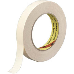 Masking Tape: 36″ Wide, 60 yd Long, 6.3 mil Thick, Tan Crepe Paper, Rubber Adhesive, 27 lb/in Tensile Strength