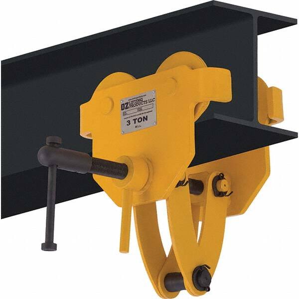 OZ Lifting Products - Trolleys Type: Quick Install Manual Trolley Load Capacity (Lb.): 6,000.000 - Caliber Tooling