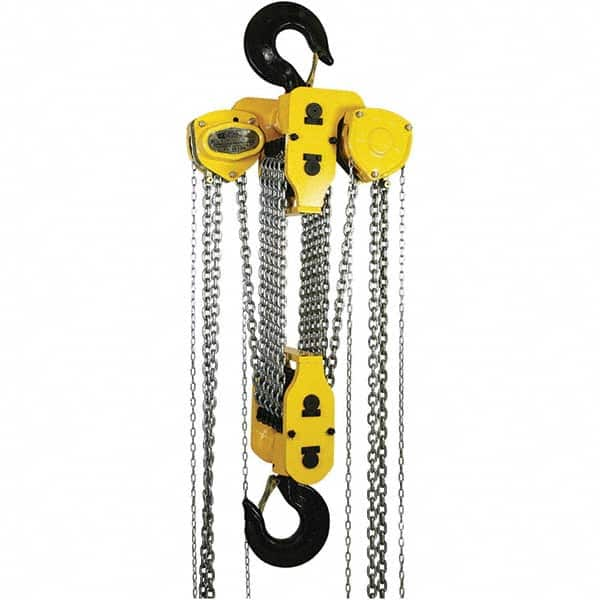 OZ Lifting Products - 6,000 Lb Capacity, 15' Lift Height, Chain Lever Hoist with Overload Protection - Caliber Tooling