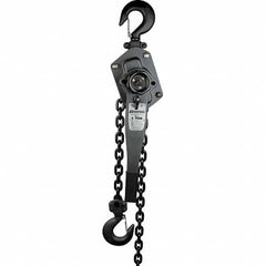 OZ Lifting Products - 6,000 Lb Capacity, 5' Lift Height, Chain Manual Lever Hoist - Caliber Tooling