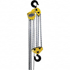 OZ Lifting Products - 20,000 Lb Capacity, 10' Lift Height, Manual Chain Hoist with Overload Protection - Caliber Tooling