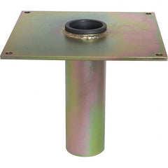 OZ Lifting Products - Davit Crane Bases Base Type: Socket Base Finish/Coating: Zinc Plated - Caliber Tooling