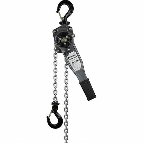 OZ Lifting Products - 1,500 Lb Capacity, 20' Lift Height, Chain Manual Lever Hoist - Caliber Tooling