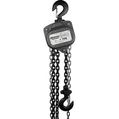 OZ Lifting Products - 2,000 Lb Capacity, 20' Lift Height, Chain Manual Hoist - Caliber Tooling