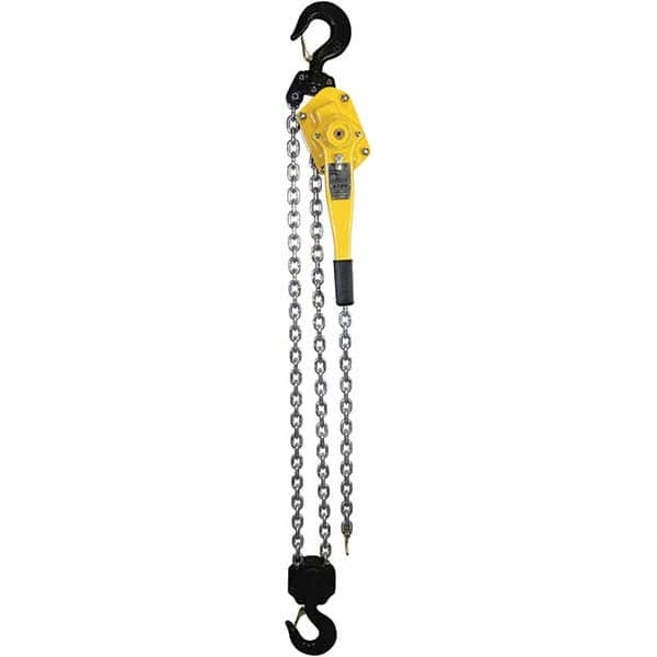 OZ Lifting Products - 12,000 Lb Capacity, 5' Lift Height, Chain Lever Hoist with Overload Protection - Caliber Tooling