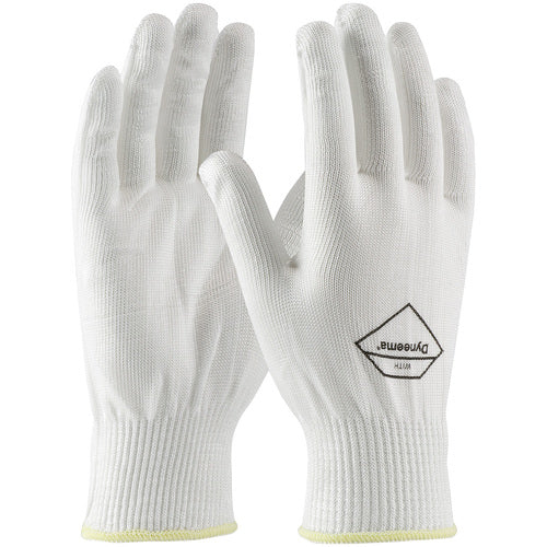 ‎17-D200/XL Gloves Made w/Dyneema - Filament Yarns with Dyneema - 13 Gg - Lt Wgt - White - ANSI2 - Exact Industrial Supply