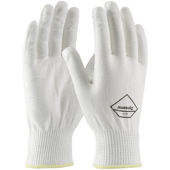 ‎17-D200/M Gloves Made w/Dyneema - Filament Yarns with Dyneema - 13 Gg - Lt Wgt - White - ANSI2 - Exact Industrial Supply