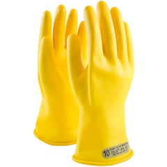 ‎170-00-11/8 - Novax - Natural Rubber Insulating Glove - Class 00 - 11″ - Yellow - Straight Cuff