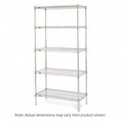 Metro - 2,000 Lb Capacity 5 Shelf Wire Shelving - Starter Unit - Caliber Tooling