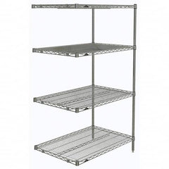 Metro - 2,000 Lb Capacity 4 Shelf Wire Shelving - Add-On Unit - Caliber Tooling