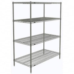 Metro - 2,000 Lb Capacity 4 Shelf Wire Shelving - Starter Unit - Caliber Tooling