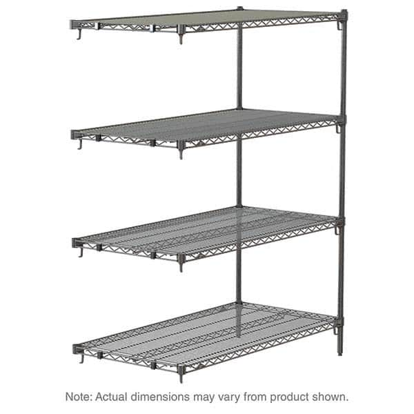 Metro - 2,000 Lb Capacity 4 Shelf Wire Shelving - Add-On Unit - Caliber Tooling