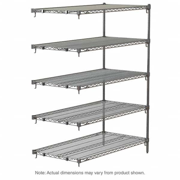 Metro - 2,000 Lb Capacity 5 Shelf Wire Shelving - Add-On Unit - Caliber Tooling