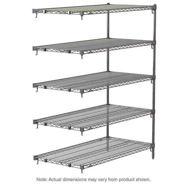 Metro - 2,000 Lb Capacity 5 Shelf Wire Shelving - Add-On Unit - Caliber Tooling