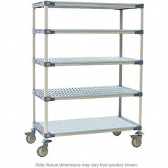 Metro - Plastic Shelving Type: Structural Plastic Open Shelving Shelf Capacity (Lb.): 750 - Caliber Tooling