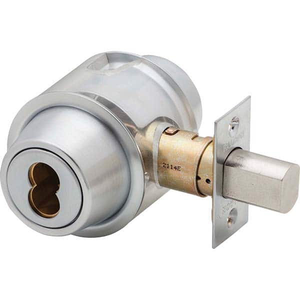 Schlage - Deadbolts Type: Single Cylinder Door Thickness Range: 1-5/8-2 - Caliber Tooling