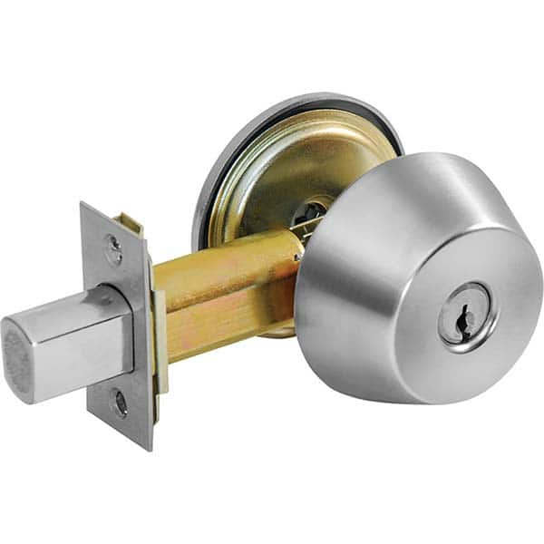 Deadbolts; Type: Single Cylinder; Door Thickness Range: 1-3/8-2-1/4; Lock Type: Single Cylinder; Finish/Coating: Satin Chrome-Plated; Satin Chrome; Hand Orientation: Non-Handed; Lockset Grade: Grade 1; Back Set: 2-3/4; Handling: Non-Handed; Type: Single C