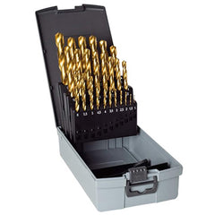 Guhring - Drill Bit Sets; System of Measurement: Inch ; Drill Bit Material: Cobalt ; Drill Bit Set Type: Jobber Length Drill Bits ; Minimum Drill Bit Size (Decimal Inch): 0.0625 ; Minimum Drill Bit Size (Inch): 1/16 ; Maximum Drill Bit Size (Decimal Inch - Exact Industrial Supply