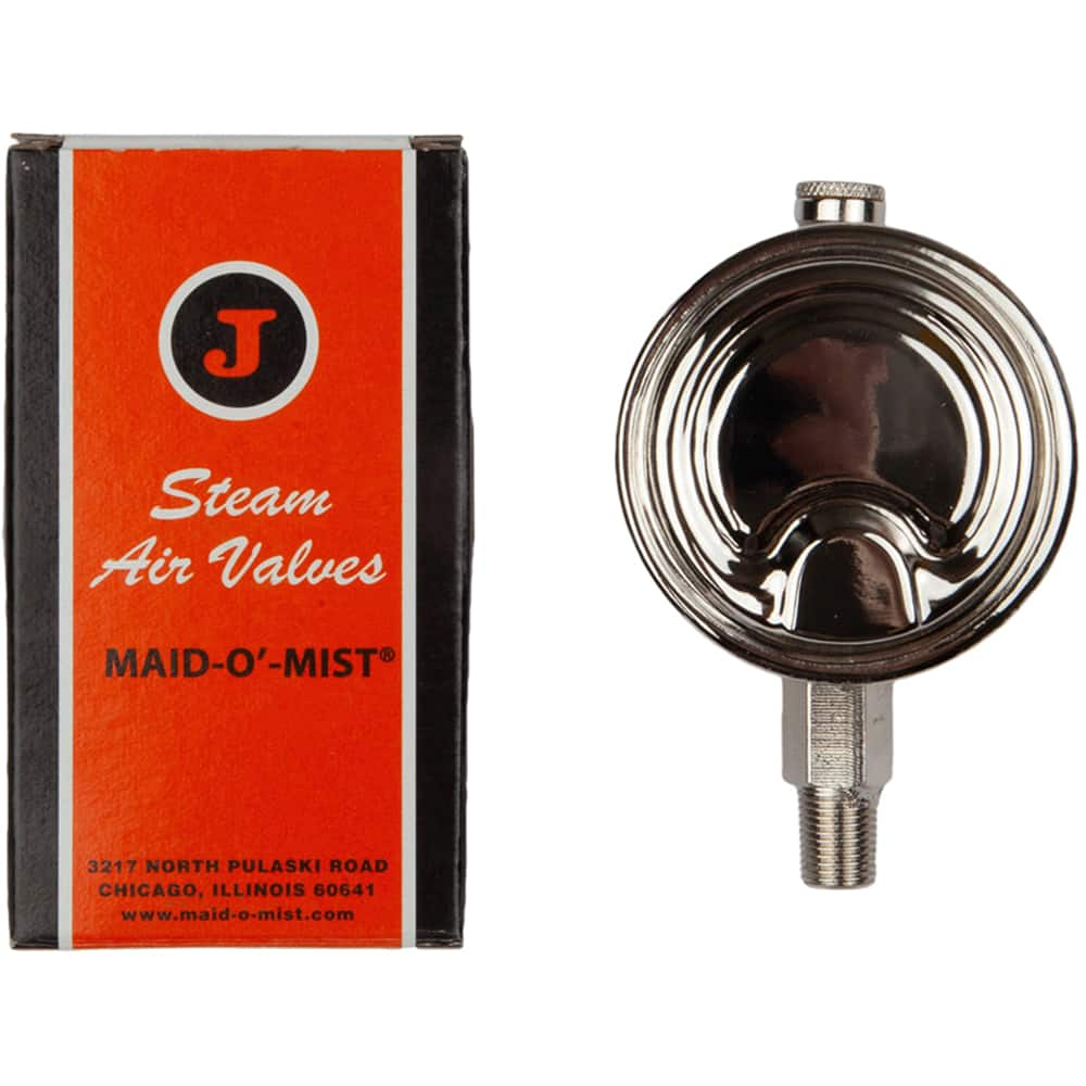 Jacobus - Air Vents; Pipe Size: 1/4 (Inch); End Connections: MIP ; Maximum Working Pressure (psi): 10.000 - Exact Industrial Supply