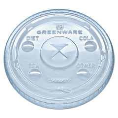 Fabri-Kal - Paper & Plastic Cups, Plates, Bowls & Utensils; Breakroom Accessory Type: Cold Cup Lid ; Breakroom Accessory Description: Cup Lids-Cold Cup ; Color: Clear - Exact Industrial Supply