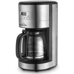 Coffee Pro - Coffee Makers; Coffee Maker Type: 12-Cup Automatic Drip Coffee Maker ; For Use With: Coffee ; Color: Stainless Steel ; Special Item Information: 1 Burner; 1 Warmer - Exact Industrial Supply