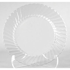 WNA - Paper & Plastic Cups, Plates, Bowls & Utensils; Breakroom Accessory Type: Plates ; Breakroom Accessory Description: Dinnerware-Plate; Plastic ; Color: Clear - Exact Industrial Supply