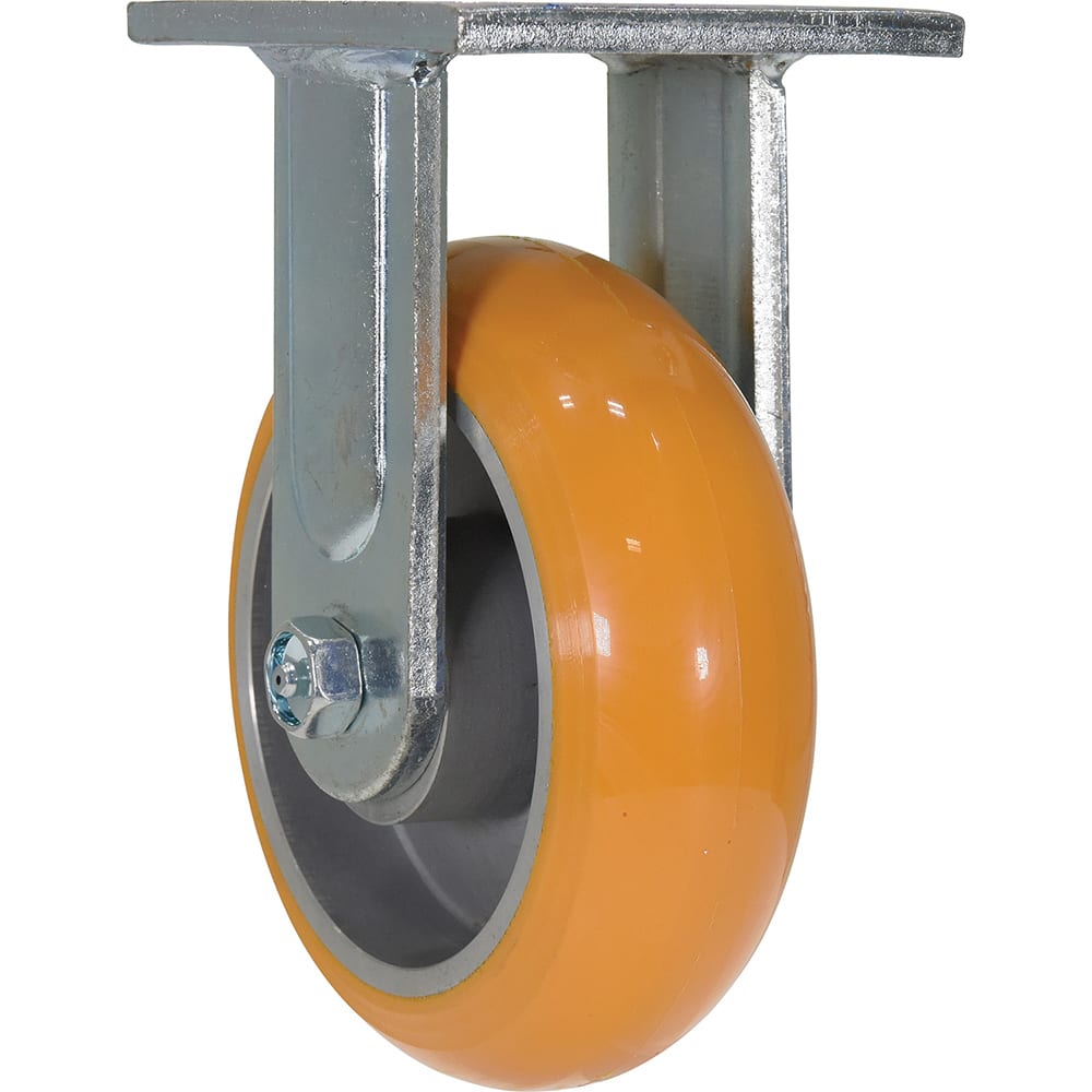 Vestil - Standard Casters; Mount: With Holes ; Style: Rigid ; Wheel Diameter: 6 (Inch); Wheel Width: 2 (Inch); Overall Height (Inch): 7-1/2 ; Load Capacity (Lb.): 1500.000 - Exact Industrial Supply