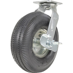 Vestil - Standard Casters; Mount: With Holes ; Style: Swivel w/Brake ; Wheel Diameter: 10 (Inch); Wheel Width: 3 (Inch); Overall Height (Inch): 12-1/2 ; Load Capacity (Lb.): 300.000