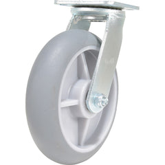 Vestil - Standard Casters; Mount: With Holes ; Style: Swivel ; Wheel Diameter: 8 (Inch); Wheel Width: 2 (Inch); Overall Height (Inch): 9-1/2 ; Load Capacity (Lb.): 705.000 - Exact Industrial Supply